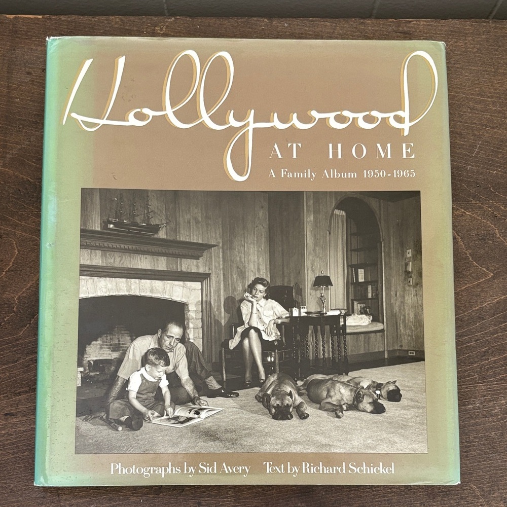 Hollywood At Home Photobook Coffee Table Photographs Stars 1950's and 1960's